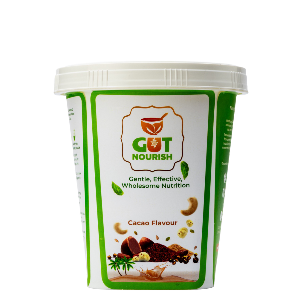 Gut Nourish - Plant Based Nutrition Powder - with Palm Jaggery- Cacao Flavor